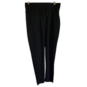 Onepiece Wave Track Pant Black Smocked Waist Drawstring Men Small NWT Activewear